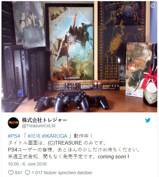 Ikaruga! Legendäres Shmup kommt endlich auf die PS4